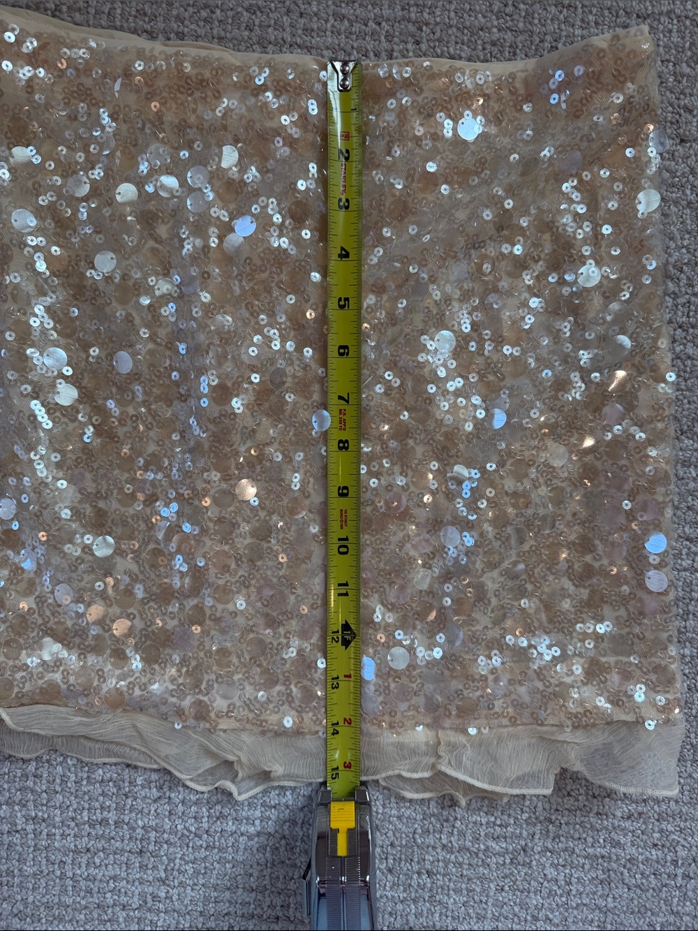 J. Crew Gold Sequin Mini Skirt - Picture 7 of 7